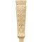 Ekena Millwork 6 3/4"W x 4 1/4"D x 27 1/2"H Extra Large Acanthus Pilaster Corbel, Maple CORW07X04X27PAMA - alternate 3